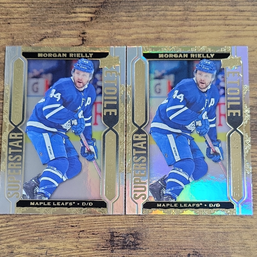2022/23 Tim Hortons Maple Leafs Superstar Hockey Cards - Blue and Gold